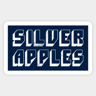 Silver Apples / Vintage Style Fan Artwork Sticker